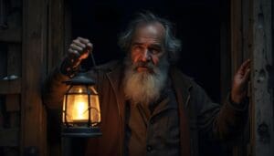 Innkeeper with Lantern